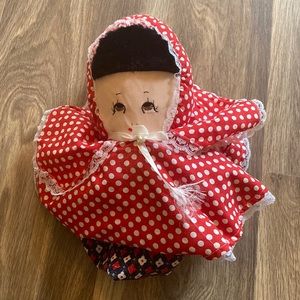 The Reinhart Collection Vintage Topsy Turvy Little Red Riding Hood Doll